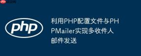 利用PHP配置文件与PHPMailer实现多收件人邮件发送