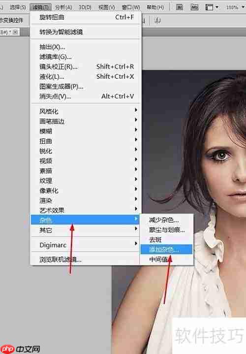 PS扭曲与杂色滤镜技巧