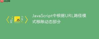 javascript中根据url路径模式移除动态部分