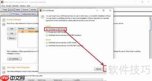 Burp Suite抓取HTTPS数据包