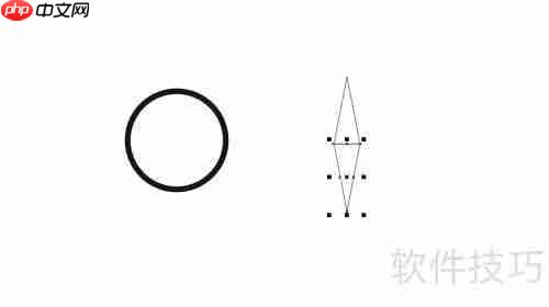 CorelDRAW绘制指南针图标