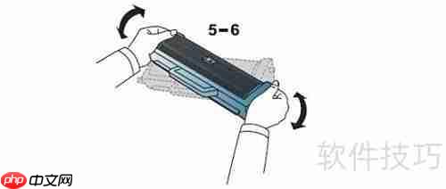 三星打印机加碳粉步骤