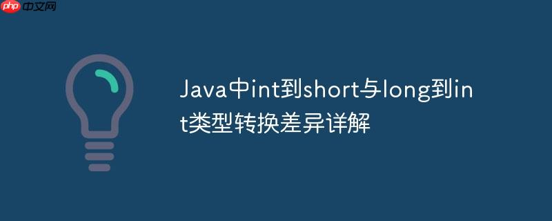 Java中int到short与long到int类型转换差异详解-小浪学习网