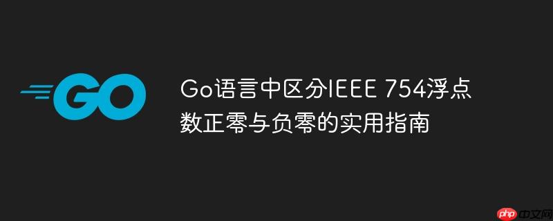 Go语言中区分IEEE 754浮点数正零与负零的实用指南-小浪学习网