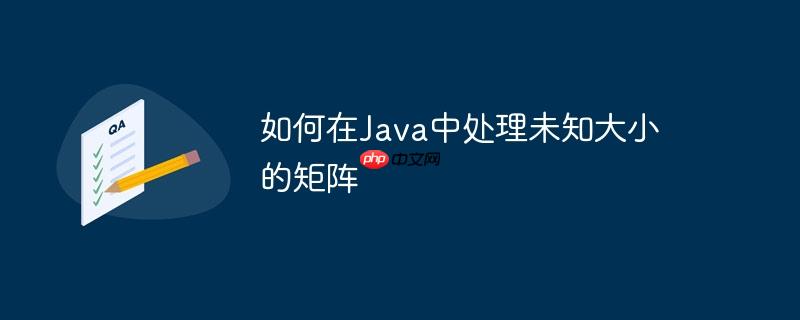 如何在Java中处理未知大小的矩阵-小浪学习网
