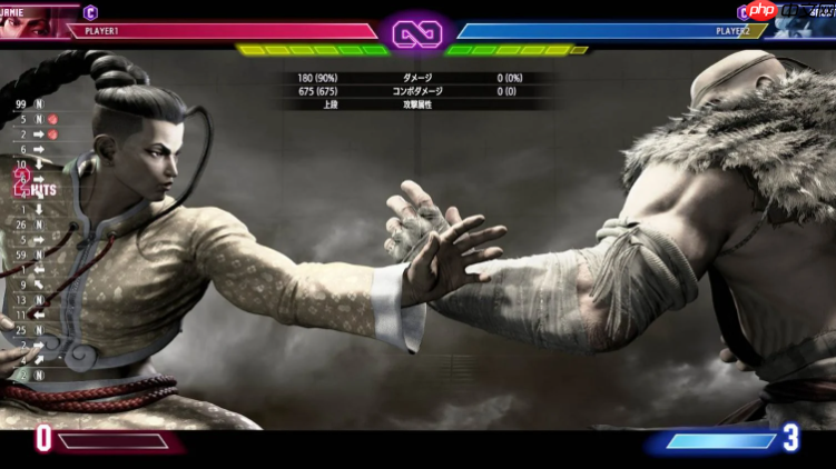 玩家分享《街霸6》沙加特对阵杰米时错觉 沙加特大长腿萎缩了