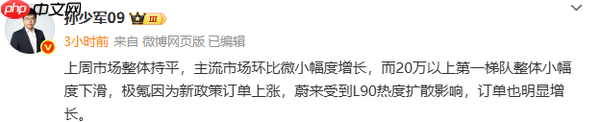 上周新势力新增订单曝光 极氪蔚来增长 多家车企下跌