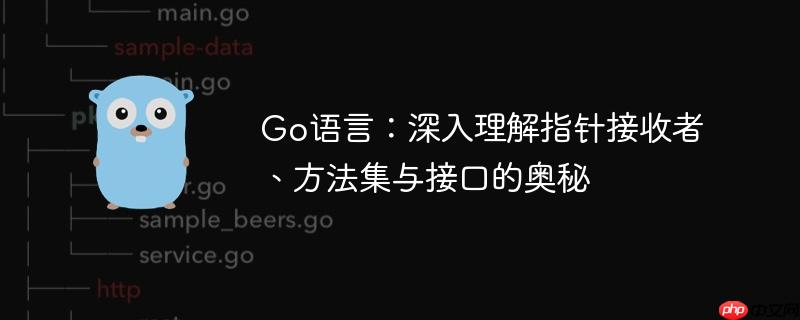 Go语言：深入理解指针接收者、方法集与接口的奥秘
