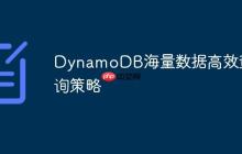 DynamoDB海量數(shù)據(jù)高效查詢策略