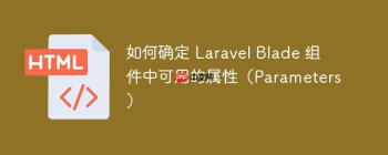 如何确定 Laravel Blade 组件中可用的属性（Parameters）
