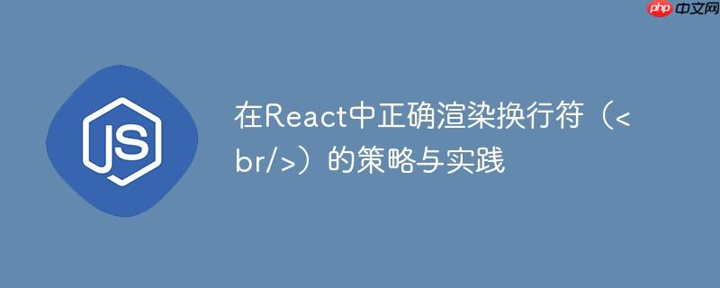 在React中正确渲染换行符（<br/>）的策略与实践
