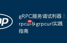 gRPC服务调试利器:grpcui与grpcurl实践指南