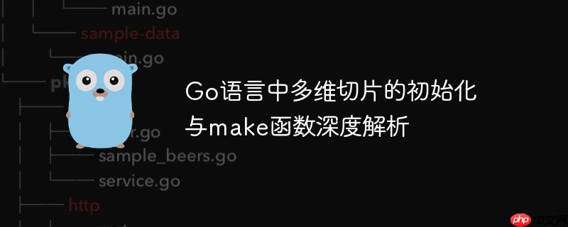Go语言中多维切片的初始化与make函数深度解析-小浪学习网
