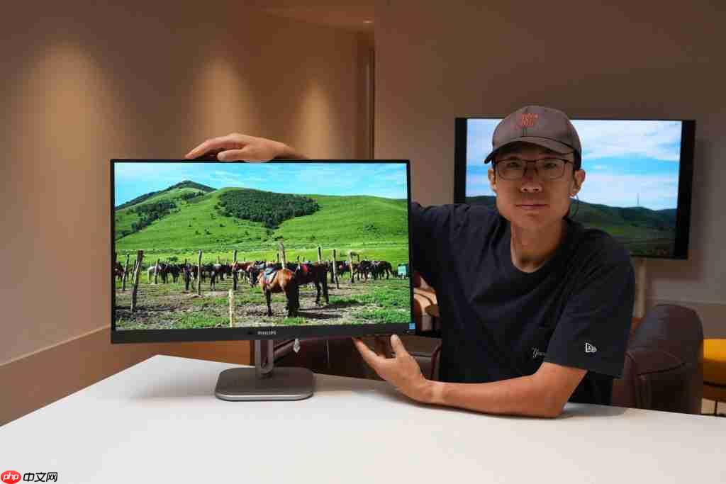  无线投！大视野！上瘾了！飞利浦无线投屏显示器 27B2W5600