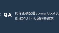 How to properly configure Spring Boot to handle non-UTF-8 encoded requests
