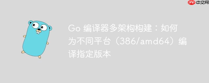 Go 编译器多架构构建:如何为不同平台(386/amd64)编译指定版本