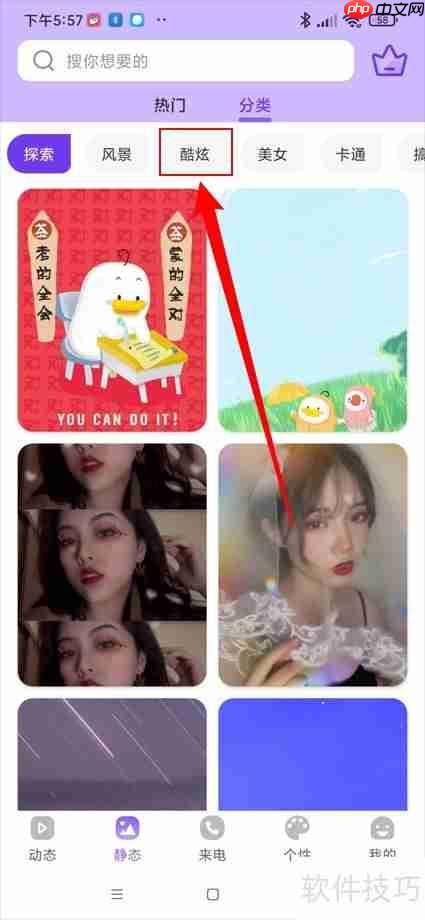 酷炫静态壁纸查看指南