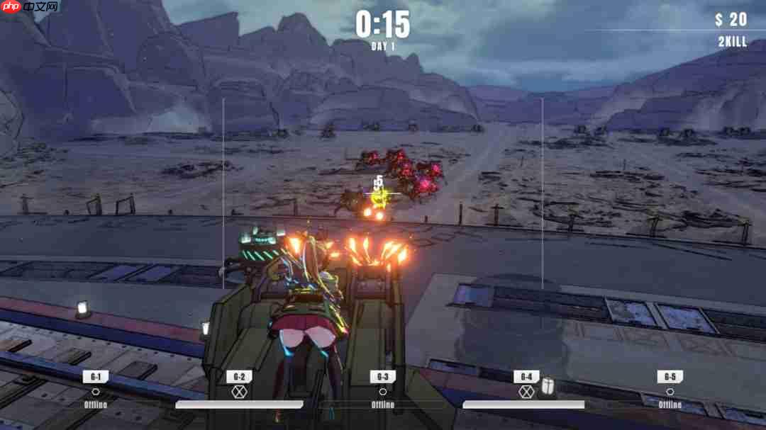 《御炮少女》 将于8月25日正式上线Steam——炮塔轰炸,爆衣激战!