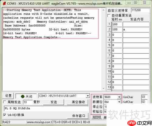 Mem Test软件使用指南