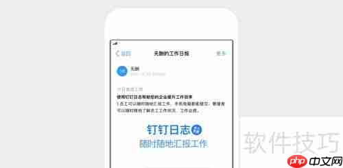 钉钉日志高效管理指南