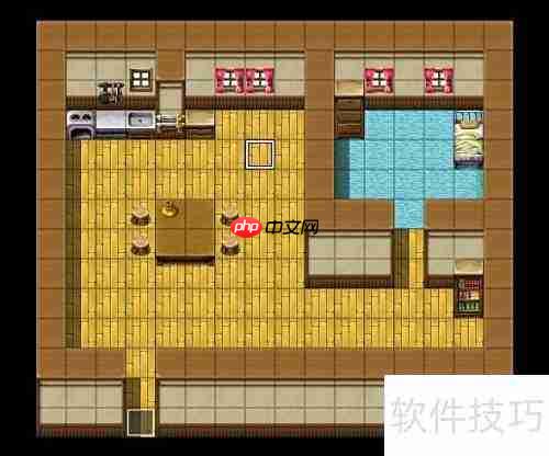RPG Maker主角初始位置设置技巧