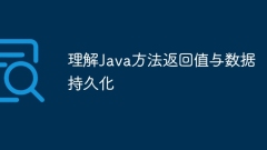 Understand Java method return value and data persistence