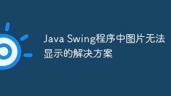 Solutions for pictures that cannot be displayed in Java Swing programs