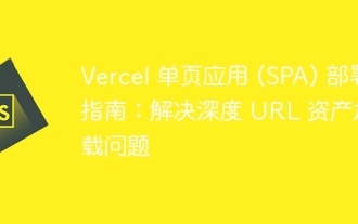 Vercel Single Page Application (SPA) Deployment Guide: Solving Deep URL Asset Loading Issues