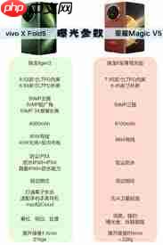 荣耀magicv5和vivofold5哪个更薄