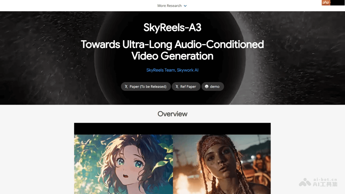 SkyReels-A3— 昆仑万维推出的数字人视频生成模型