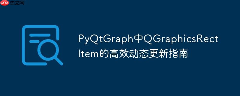 PyQtGraph中QGraphicsRectItem的高效动态更新指南
