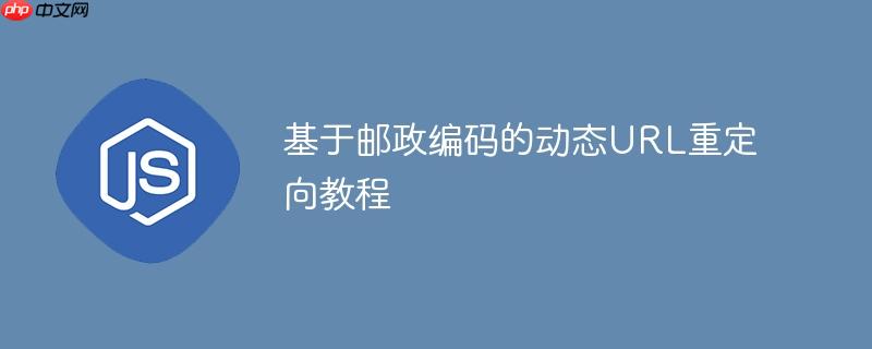 基于邮政编码的动态URL重定向教程