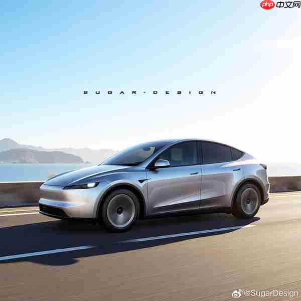 廉价版特斯拉Model Y外观设计提前看 有望15万起售？