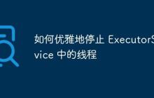 如何優(yōu)雅地停止 ExecutorService 中的線程