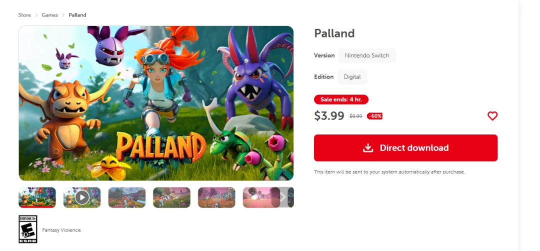 《幻兽帕鲁》惨遭严重抄袭！山寨版竟登陆Switch平台