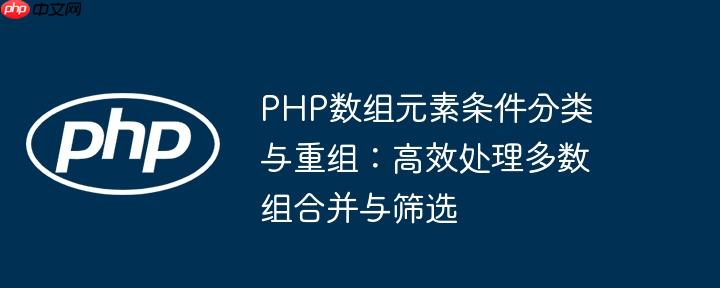 PHP数组元素条件分类与重组：高效处理多数组合并与筛选
