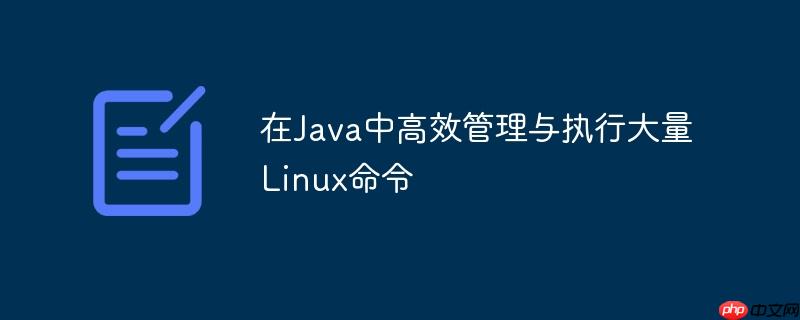 在Java中高效管理与执行大量Linux命令-小浪学习网