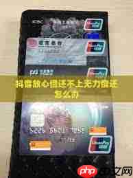 抖音放心借逾期无力偿还该如何解决