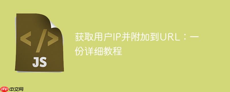获取用户ip并附加到url:一份详细教程