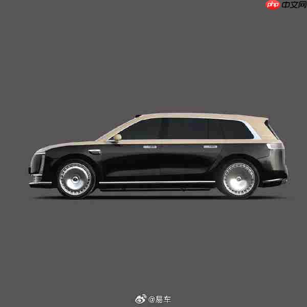 霸气!尊界S900大型SUV假想图曝光 延续双色车身设计