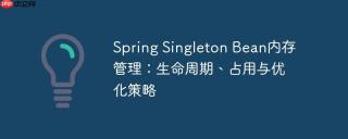 Spring Singleton Bean内存管理：生命周期、占用与优化策略