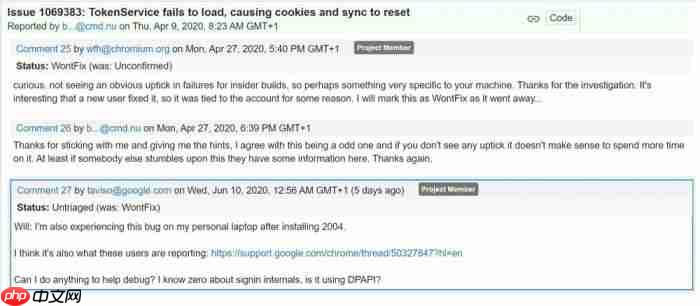 Win10 v2004导致Chrome出现重复登录临时解决方案