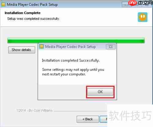 Windows Media Player播放AVI视频