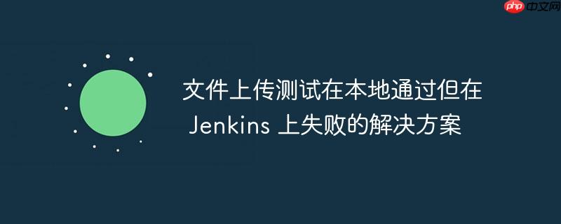 文件上传测试在本地通过但在 Jenkins 上失败的解决方案-小浪学习网