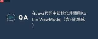 在Java代码中初始化并调用Kotlin ViewModel（含Hilt集成）