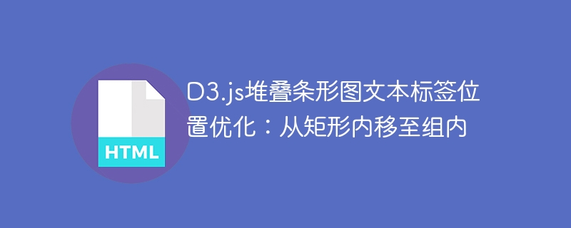 D3.js Bar graphique Graphique étiquette de texte Optimisation de position: Partage de l'intérieur du rectangle à l'intérieur du groupe