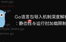 Go语言包导入机制深度解析：静态性与运行时加载限制