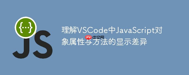 理解VSCode中JavaScript对象属性与方法的显示差异