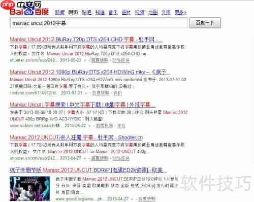 射手影音找字幕方法