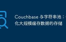 Couchbase 與字符串池：優(yōu)化大規(guī)模緩存數(shù)據(jù)的存儲(chǔ)